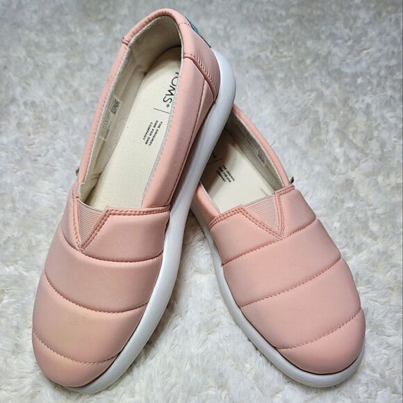 TOMS Dusty Pink Alpargata Mallow Slip On Casual Shoes - Picture 2 of 10